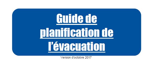 Guide de planification de l'évacuation