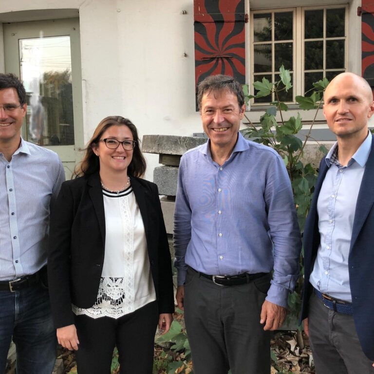 Peter Jost, Blanche Schlegel, David Grossmann und Markus Good bilden für die nächsten zwei Jahre das neue Präsidium der Vereinigung SSI.